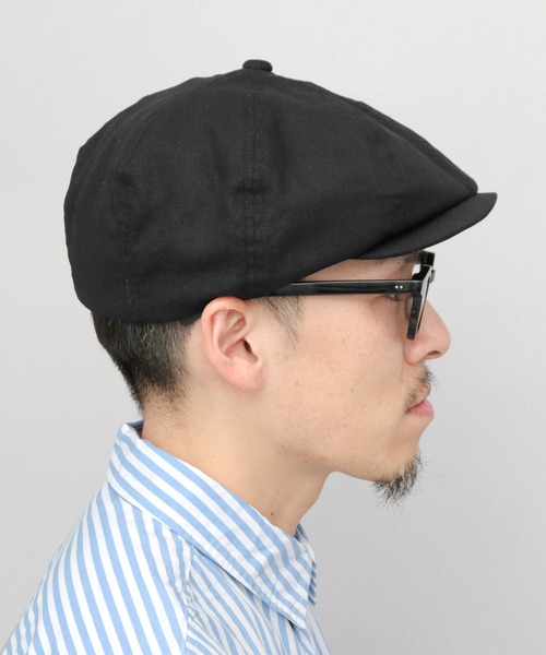 Basiquenti（ベーシックエンティ）の「綿麻混 ビッグシルエット キャスケット（キャスケット・メンズ・カーキ/ブラック/ブラウン・FREE）」の20枚目の写真