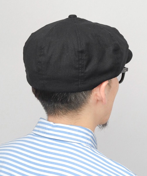 Basiquenti（ベーシックエンティ）の「綿麻混 ビッグシルエット キャスケット（キャスケット・メンズ・カーキ/ブラック/ブラウン・FREE）」の21枚目の写真