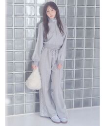 dazzlin（ダズリン）の「【≠ME 谷崎早耶コラボ】レースラインスウェットパンツ（スウェットパンツ）」