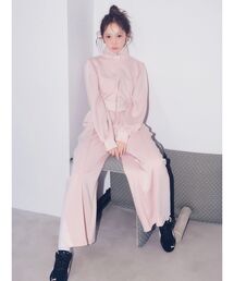 dazzlin（ダズリン）の「【≠ME 谷崎早耶コラボ】レースラインスウェットパンツ（スウェットパンツ）」