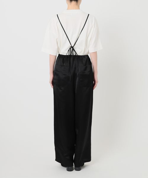 VERMEIL par iena（ヴェルメイユパーイエナ）の「サテンサスペンダーパンツ（その他パンツ・レディース・ブラック/アイボリー・38/36/40）」の22枚目の写真