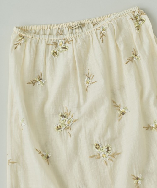 Curensology（カレンソロジー）の「Curensology(カレンソロジー)/フラワービーズスカート（スカート・レディース・オフホワイト/ブラック・FREE）」の11枚目の写真