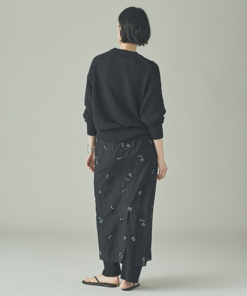 Curensology（カレンソロジー）の「Curensology(カレンソロジー)/フラワービーズスカート（スカート・レディース・オフホワイト/ブラック・FREE）」の17枚目の写真