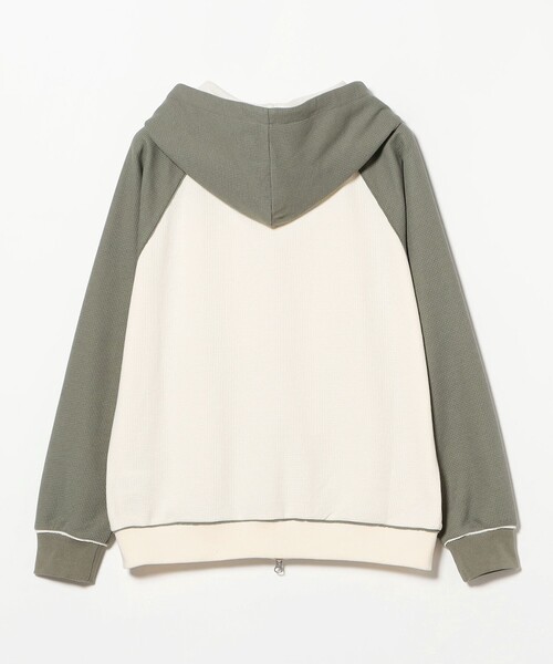 Diaspora Skateboards（ディアスポラスケートボーズ）の「Diaspora skateboards / Full Zip Hooded Dry Waffle（パーカー・メンズ・ナチュラル・M）」の5枚目の写真