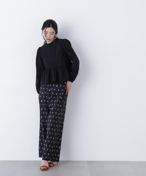 N.(N. Natural Beauty Basic)(エヌエヌナチュラルビューティーベーシック)の「コットンレースブラウス(シャツ/ブラウス・レディース・オフホワイト/ピンク/ブラック・フリ-)」の6枚目の写真