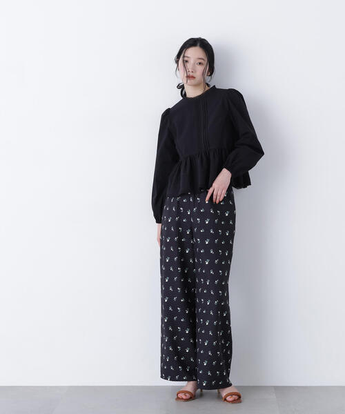 N.(N. Natural Beauty Basic)(エヌエヌナチュラルビューティーベーシック)の「コットンレースブラウス(シャツ/ブラウス・レディース・オフホワイト/ピンク/ブラック・フリ-)」の11枚目の写真