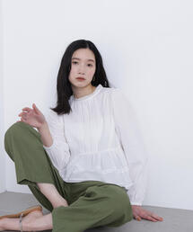 N.（N. Natural Beauty Basic） | コットンレースブラウス(シャツ/ブラウス)