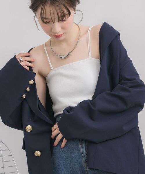 RETRO GIRL(レトロガール)の「カップ付キャミソール(キャミソール・レディース・ブラック/オフホワイト/ブラック系その他3/ピンク・FREE)」の1枚目の写真