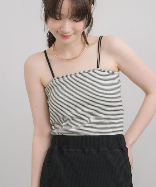 RETRO GIRL(レトロガール)の「カップ付キャミソール(キャミソール・レディース・ブラック/オフホワイト/ブラック系その他3/ピンク・FREE)」の3枚目の写真