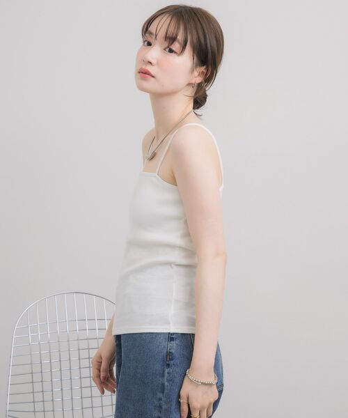 RETRO GIRL(レトロガール)の「カップ付キャミソール(キャミソール・レディース・ブラック/オフホワイト/ブラック系その他3/ピンク・FREE)」の8枚目の写真