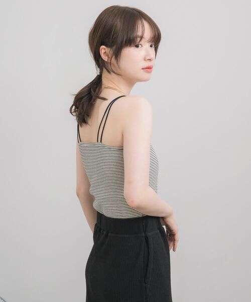 RETRO GIRL(レトロガール)の「カップ付キャミソール(キャミソール・レディース・ブラック/オフホワイト/ブラック系その他3/ピンク・FREE)」の22枚目の写真