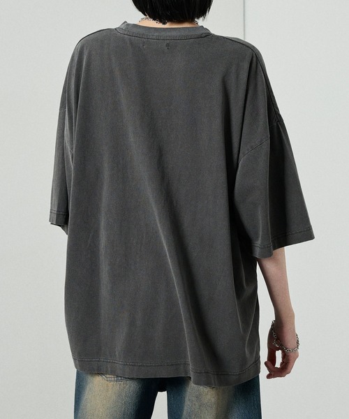Alfred Alex(アルフレッドアレックス)の「【Alfred Alex】Animal Graphic Tee / ヴィンテージライク アニマルグラフィック オーバーサイズ Tシャツ(Tシャツ/カットソー・メンズ・グレイッシュブルー/ブラック/グレー/ブラック系・L/M)」の10枚目の写真