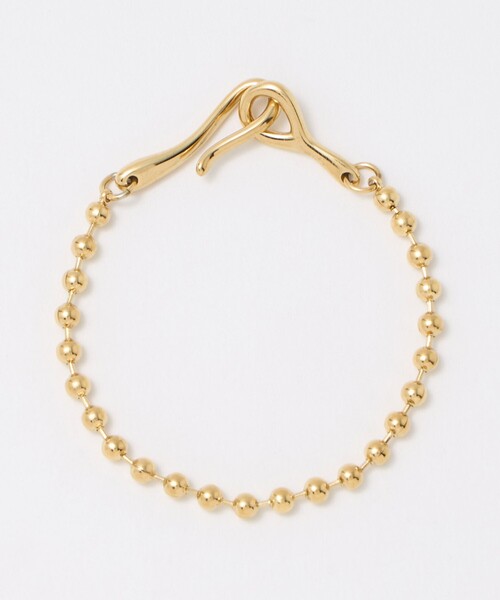 green label relaxing(グリーンレーベルリラクシング)の「ボールチェーン フック ブレスレット(ブレスレット・レディース・ゴールド/シルバー・FREE)」の1枚目の写真