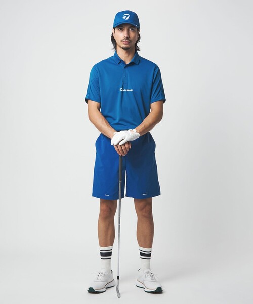 【極美品】TaylorMade　ストレッチポロシャツ　ライトブルーL 別注】＜TaylorMade×UNITED ARROWS＞ メンズ TECHNICAL ポロシャツ