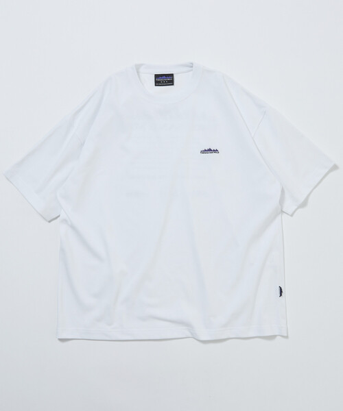 THOUSAND MILE(サウザンドマイル)の「限定展開 THOUSAND MILE/サウザンドマイル THOUSAND MILE×FREAK'S STORE/サウザンドマイル 別注 バックプリント ヒストリーロゴTシャツ/抗菌防臭/吸水速乾(Tシャツ/カットソー・メンズ・ホワイト/グリーン/アッシュグレー/ブラック・SMALL/MEDIUM/LARGE)」の10枚目の写真