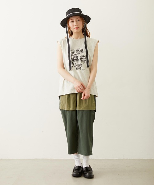 MILKFED.(ミルクフェド)の「BICOLOR PANTS(その他パンツ・レディース・パープル/ブラック/オリーブ・S/M)」の8枚目の写真