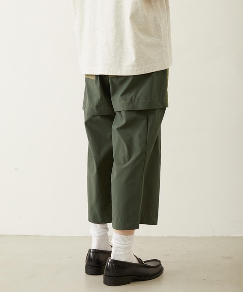 MILKFED.(ミルクフェド)の「BICOLOR PANTS(その他パンツ・レディース・パープル/ブラック/オリーブ・S/M)」の6枚目の写真