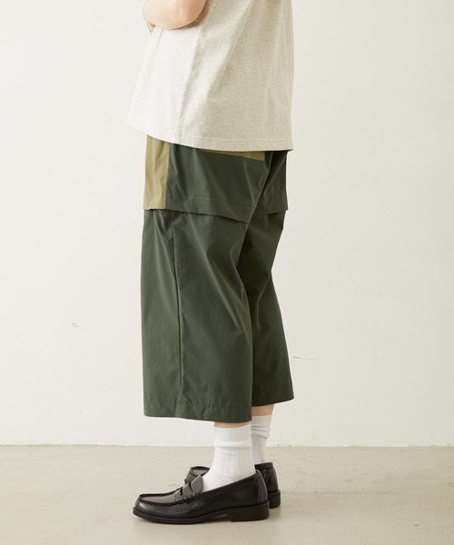MILKFED.(ミルクフェド)の「BICOLOR PANTS(その他パンツ・レディース・パープル/ブラック/オリーブ・S/M)」の7枚目の写真
