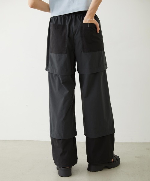 MILKFED.(ミルクフェド)の「BICOLOR PANTS(その他パンツ・レディース・パープル/ブラック/オリーブ・S/M)」の10枚目の写真