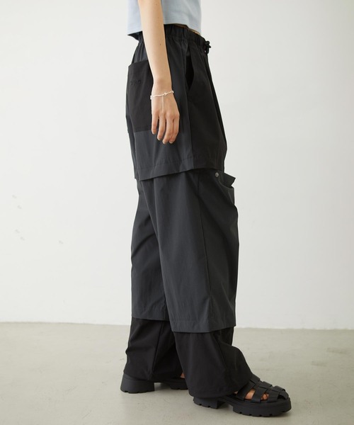 MILKFED.(ミルクフェド)の「BICOLOR PANTS(その他パンツ・レディース・パープル/ブラック/オリーブ・S/M)」の11枚目の写真