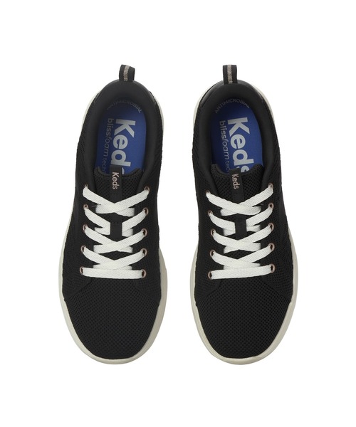 Keds(ケッズ)の「Keds ケッズ ブリスウォーク レース テクスチャード ENG ニット ブラック(スニーカー・レディース・ブラック・23.5cm/24.0cm/24.5cm/25.0cm/22.5cm/23.0cm)」の3枚目の写真