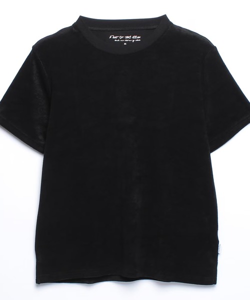 FRUIT OF THE LOOM（フルーツオブザルーム）の「【Fruit of the loom】パイル ルームウェア/上下セット/半袖・ハーフパンツ（ルームウェア/パジャマ・メンズ・サンドベージュ/ブラック・M/L/LL）」の9枚目の写真