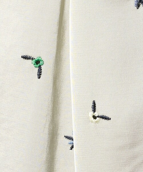 BEAUTY&YOUTH UNITED ARROWS(ビューティーアンドユースユナイテッドアローズ)の「フラワー エンブロイダリー ドローストリング パンツ ウォッシャブル(その他パンツ・レディース・ライトグレー/ブラック・M/S)」の22枚目の写真