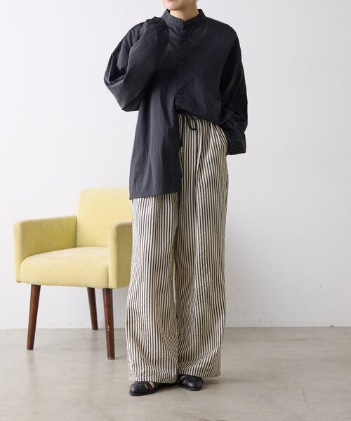 ear PAPILLONNER（イアパピヨネ）の「サマーイージーパンツ【SUM1 STYLE】（その他パンツ・レディース・ホワイト/ブラック/ベージュ・FREE）」の9枚目の写真