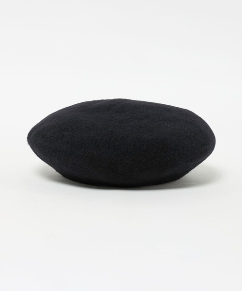 UNITED ARROWS（ユナイテッドアローズ）の「＜KIJIMA TAKAYUKI＞WOOL CASHMERE BASQUE BERET/ウール カシミヤ  ベレー帽（ハンチング/ベレー帽・メンズ・ブラック・FREE）」の2枚目の写真