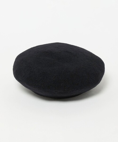 UNITED ARROWS（ユナイテッドアローズ）の「＜KIJIMA TAKAYUKI＞WOOL CASHMERE BASQUE BERET/ウール カシミヤ  ベレー帽（ハンチング/ベレー帽・メンズ・ブラック・FREE）」の3枚目の写真