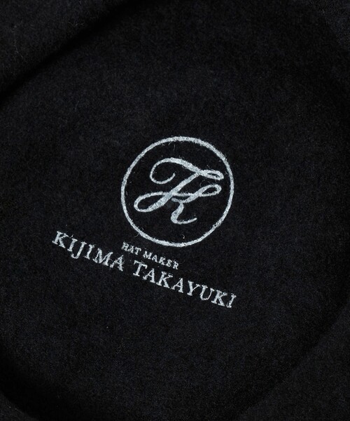 UNITED ARROWS（ユナイテッドアローズ）の「＜KIJIMA TAKAYUKI＞WOOL CASHMERE BASQUE BERET/ウール カシミヤ  ベレー帽（ハンチング/ベレー帽・メンズ・ブラック・FREE）」の8枚目の写真