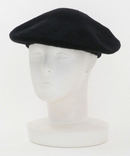 UNITED ARROWS（ユナイテッドアローズ）の「＜KIJIMA TAKAYUKI＞WOOL CASHMERE BASQUE BERET/ウール カシミヤ  ベレー帽（ハンチング/ベレー帽・メンズ・ブラック・FREE）」の9枚目の写真