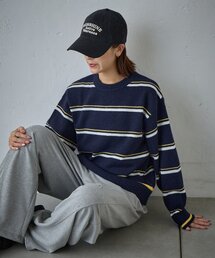 マルチボーダーニット