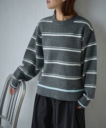 マルチボーダーニット