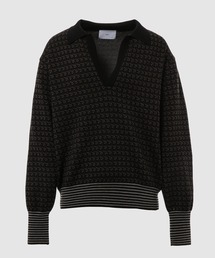 SUGARHILL（シュガーヒル）の「JACQUARD KNIT POLO（ポロシャツ）」