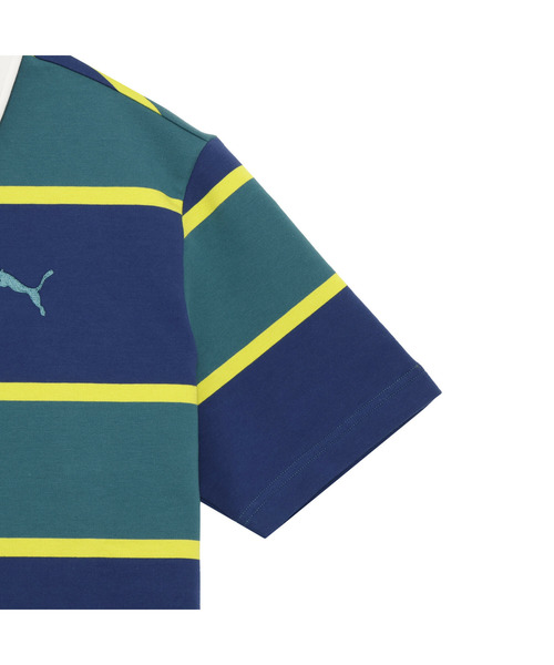 PUMA（プーマ）の「PUMA プーマ メンズ ESS エレベーテッド MX 半袖 ラガー ポロシャツ MX HERITAGE S（ポロシャツ・メンズ・ホワイト/エメラルド・XX-LARGE/X-LARGE/LARGE/SMALL/MEDIUM）」の10枚目の写真