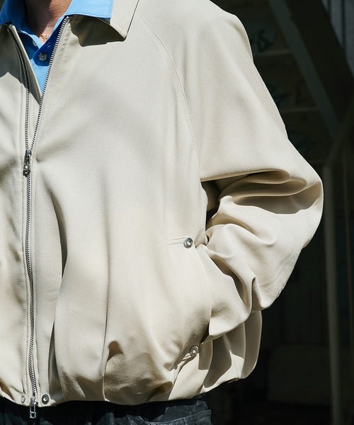 CONZ(コンズ)の「baloon jacket mohair(ブルゾン・メンズ・ブラック/ベージュ・1/2/3)」の8枚目の写真