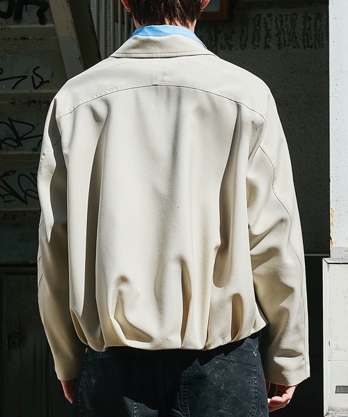 CONZ(コンズ)の「baloon jacket mohair(ブルゾン・メンズ・ブラック/ベージュ・1/2/3)」の6枚目の写真