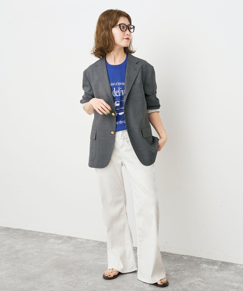 Spick & Span(スピックアンドスパン)の「《別注》BOOK CLUB/ブッククラブ We Deliver Tshirt(Tシャツ/カットソー・レディース・ブルー/ブラック系その他/イエロー・FREE)」の5枚目の写真