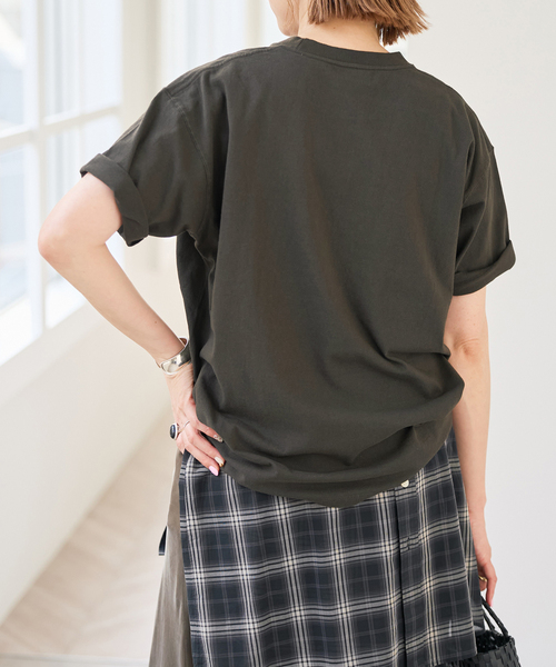 Spick & Span(スピックアンドスパン)の「《別注》BOOK CLUB/ブッククラブ We Deliver Tshirt(Tシャツ/カットソー・レディース・ブルー/ブラック系その他/イエロー・FREE)」の9枚目の写真