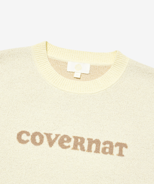COVERNAT(カバーナット)の「ウーマン クーパー ロゴ ハーフ ニット アイボリー(ニット/セーター・レディース・その他・WS/WM)」の8枚目の写真
