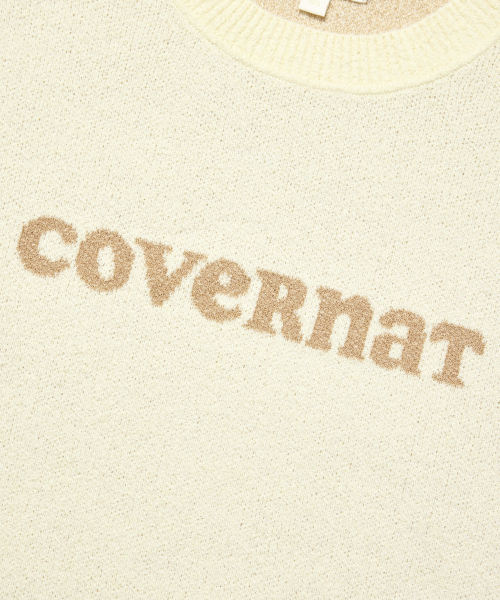 COVERNAT(カバーナット)の「ウーマン クーパー ロゴ ハーフ ニット アイボリー(ニット/セーター・レディース・その他・WS/WM)」の9枚目の写真