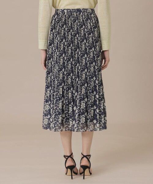 MACKINTOSH LONDON（マッキントッシュ ロンドン）の「【婦人画報4月号掲載】【BIBURY FLOWER】バイブリーオーガンジースカート（スカート・レディース・ブルー/イエロー/ネイビー・38/36）」の9枚目の写真