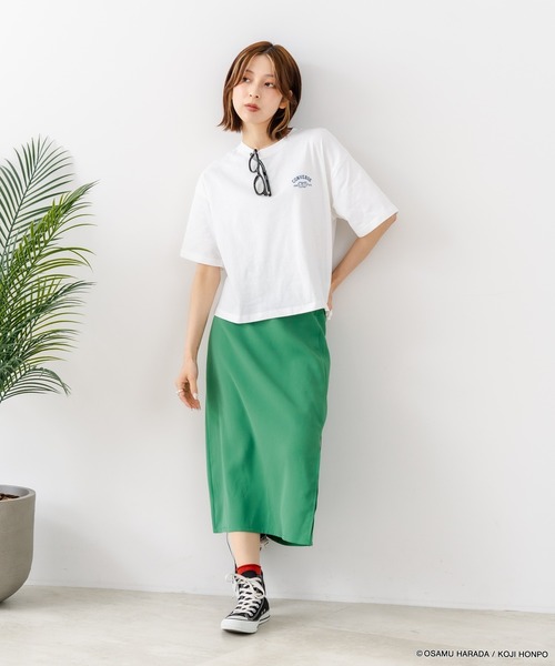 CONVERSE(コンバース)の「【CONVERSE/コンバース】【着るだけでコーディネートの主役に!】CONVERSE×OSAMUGOODS 天竺 バックプリントTシャツ キャラクター カジュアル レトロポップ ギフト(Tシャツ/カットソー・レディース・サックスブルー/ホワイト・LARGE/MEDIUM)」の6枚目の写真