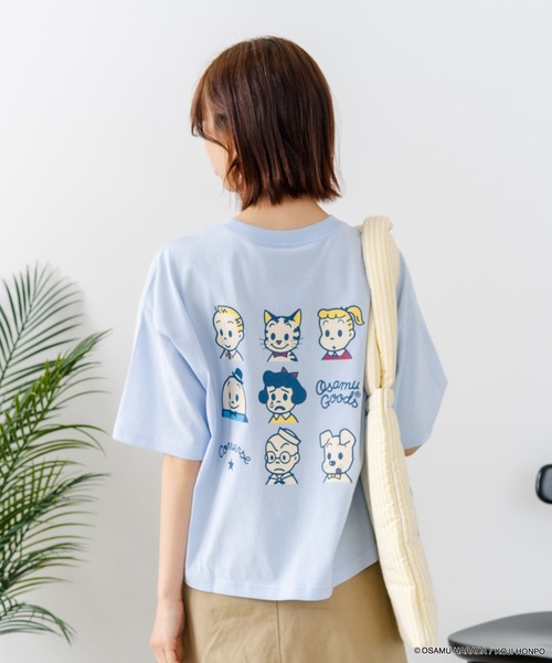 CONVERSE(コンバース)の「【CONVERSE/コンバース】【着るだけでコーディネートの主役に!】CONVERSE×OSAMUGOODS 天竺 バックプリントTシャツ キャラクター カジュアル レトロポップ ギフト(Tシャツ/カットソー・レディース・サックスブルー/ホワイト・LARGE/MEDIUM)」の22枚目の写真