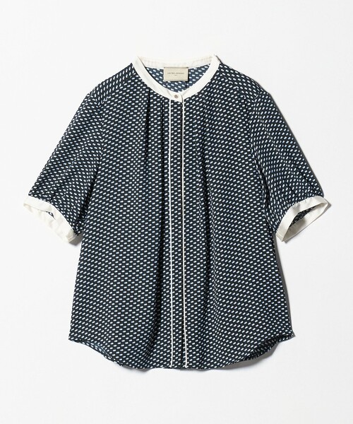 UNITED ARROWS(ユナイテッドアローズ)の「バイカラーパイピング ショートスリーブ ブラウス(シャツ/ブラウス・レディース・その他7/オフホワイト/ナチュラル/ダークグレー/ダークブラウン/その他1・FREE)」の21枚目の写真