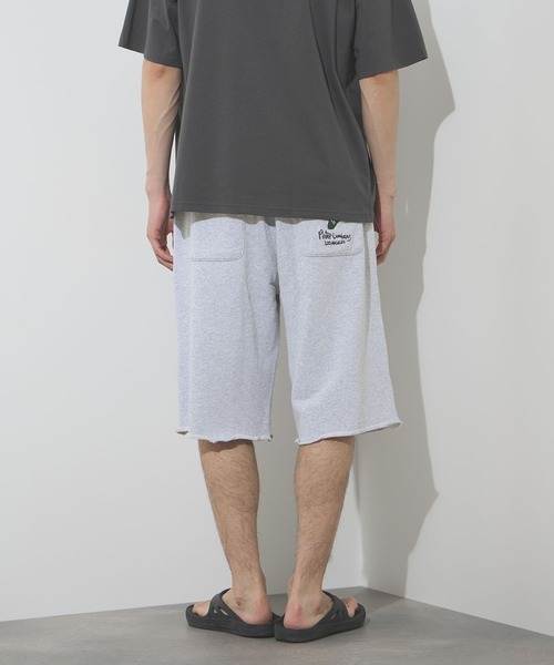 Mac-House(マックハウス)の「PhilipLumbang ヴィンテージ加工ダブルニースウェットハーフパンツ(スウェットパンツ・メンズ・杢グレー/ブラック・M/L/XL)」の13枚目の写真