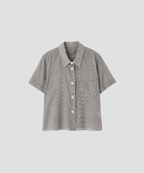 MARGARET HOWELL(マーガレットハウエル)の「SOFT COTTON CHECK(シャツ/ブラウス・レディース・ホワイト×ブラック/ブラック×ホワイト・2/1)」の9枚目の写真