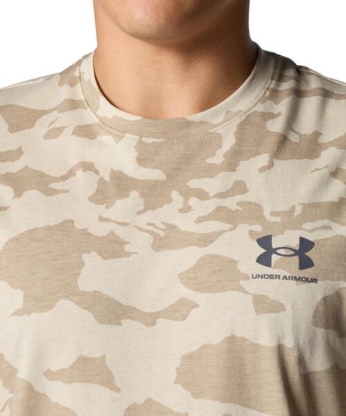 UNDER ARMOUR(アンダーアーマー)の「UAライブ プリント ショートスリーブ Tシャツ(ライフスタイル/メンズ)(Tシャツ/カットソー・メンズ・ブラウン系・2XL/L/M/XL/S/3XL)」の4枚目の写真
