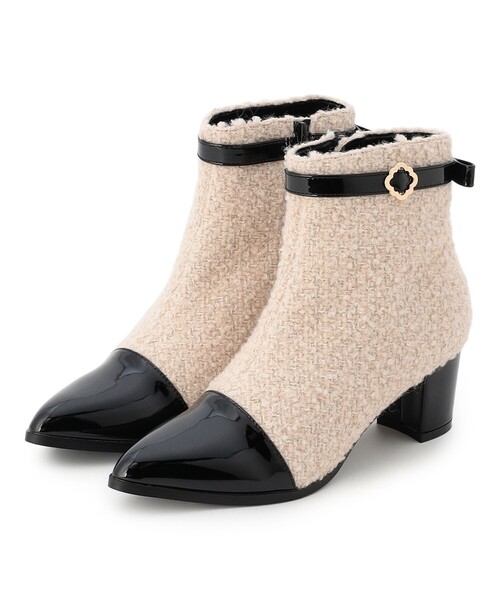 TOCCA(トッカ)の「TOCCA CLOVER BELTED BOOTS ブーツ(ブーツ・レディース・ブラック系/ベージュ系/アイボリー系・LARGE/MEDIUM/SMALL)」の11枚目の写真